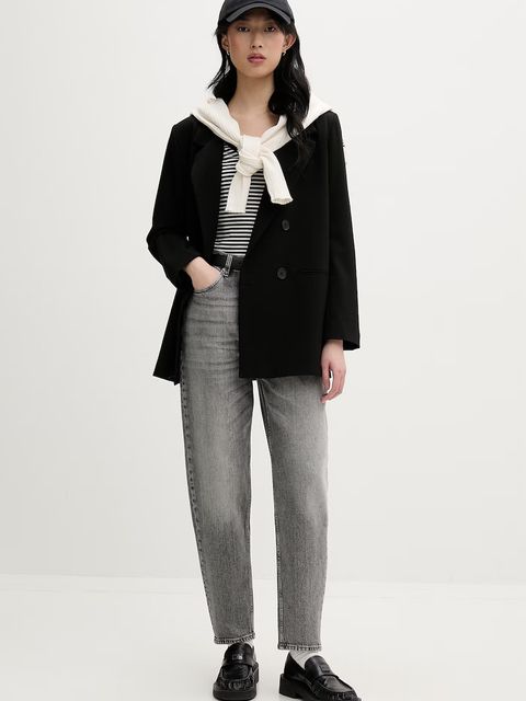 Tommy Jeans jeansy mom fit damskie - zdjęcie produktu nr 1