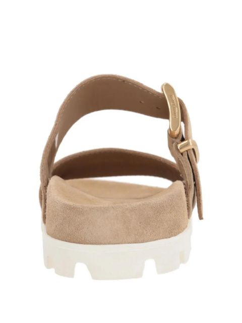 Miu Miu buckled-strap suede sandals - Neutrals