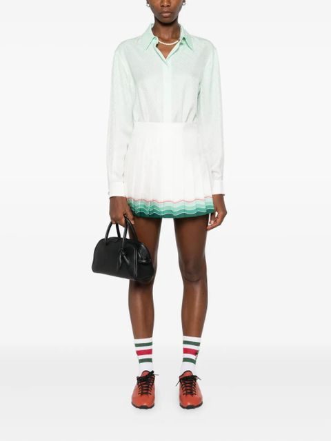 Casablanca pleated mini skirt - White - zdjęcie produktu nr 2