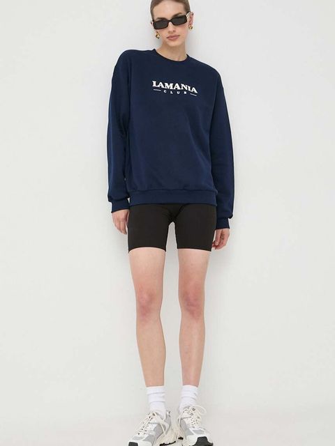La Mania bluza damska kolor granatowy z nadrukiem - zdjęcie produktu nr 2