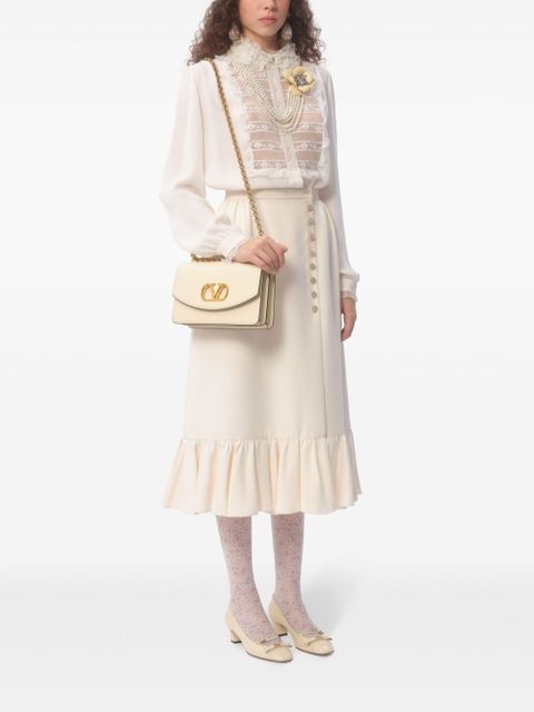 Valentino Garavani crepe midi skirt - Neutrals - zdjęcie produktu nr 2