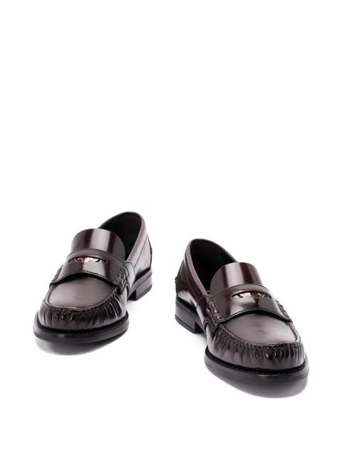 Prada leather loafers - Brown - zdjęcie produktu nr 2