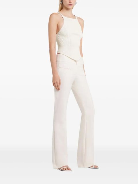 Courrèges pointy tank top - White