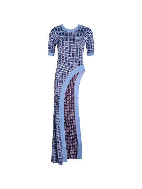 Rabanne patterned cut-out dress - Blue - zdjęcie produktu nr 1