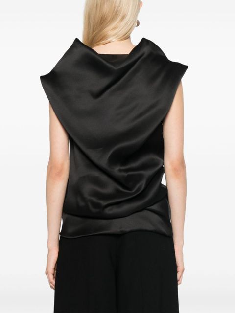 KHAITE Luola top - Black