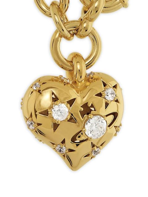 Vivienne Westwood heart embellished necklace - Gold - zdjęcie produktu nr 2