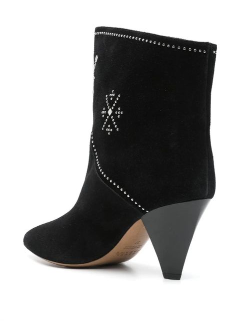 ISABEL MARANT 80mm Loline boots - Black