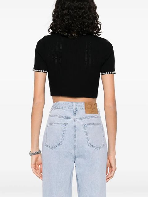 SANDRO cropped cardigan - Black