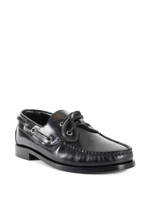 Aeyde eyelet Lace-up loafers - Black - zdjęcie produktu nr 2
