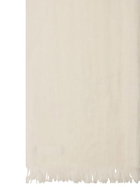 Max Mara linen scarf - White - zdjęcie produktu nr 2