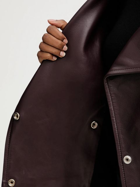 IRO kurtka skórzana WM137YURIA przejściowa YURIA