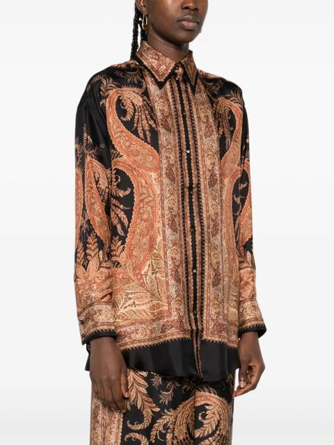 ZIMMERMANN paisley-print shirt - Black