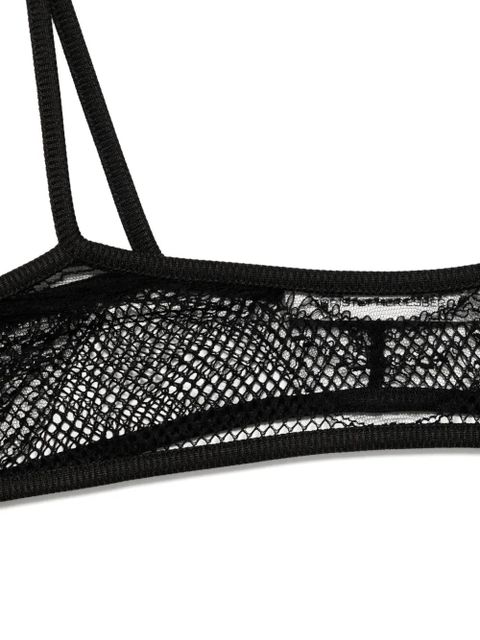 Christopher Esber lace bralette - Black
