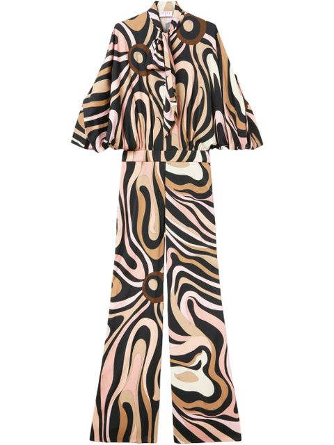 PUCCI marmo-print jumpsuit - Black - zdjęcie produktu nr 1