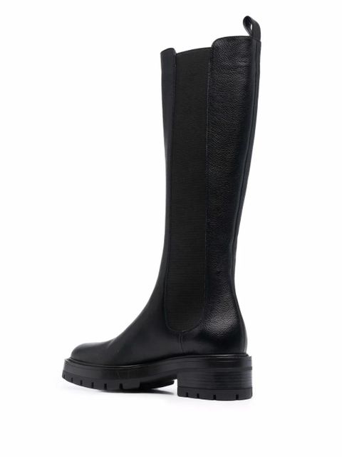 Aquazzura mid-calf leather boots - Black