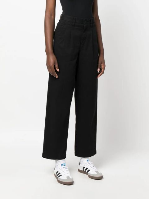 Carhartt WIP cropped wide-leg jeans - Black