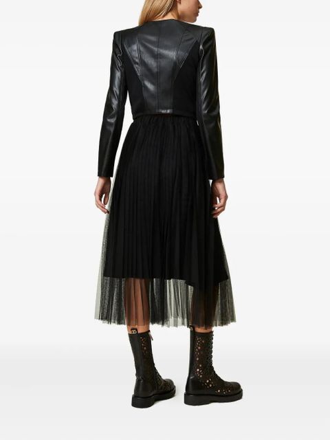 TWINSET pleated midi skirt - Black