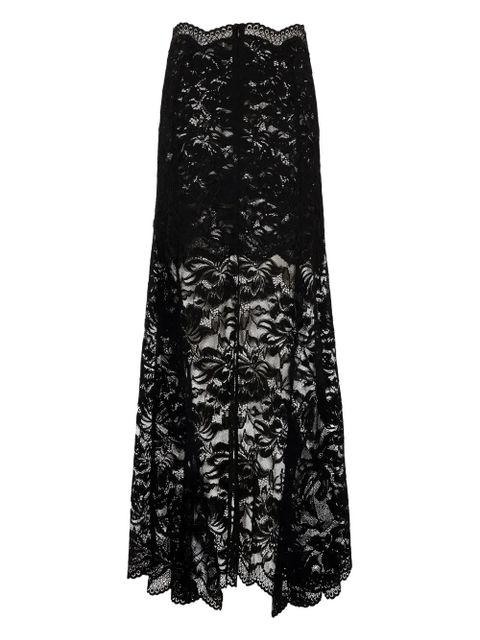 Rabanne flared maxi skirt - Black