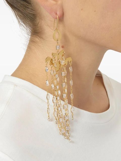 ISABEL MARANT Meline fringe earrings - Gold
