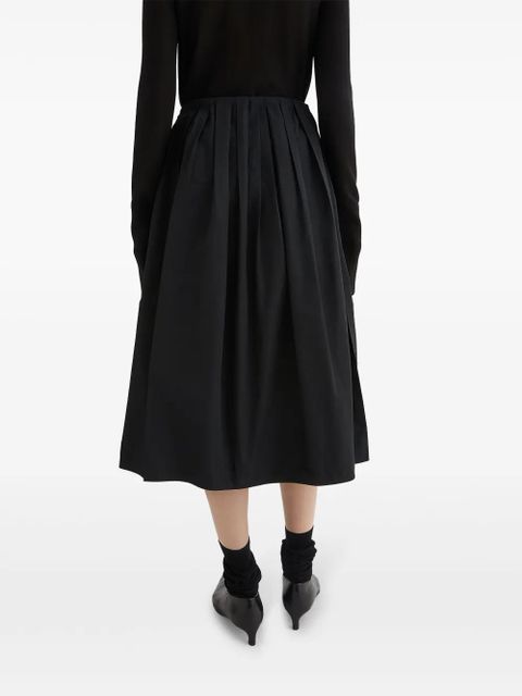 Jil Sander pleated skirt - Black