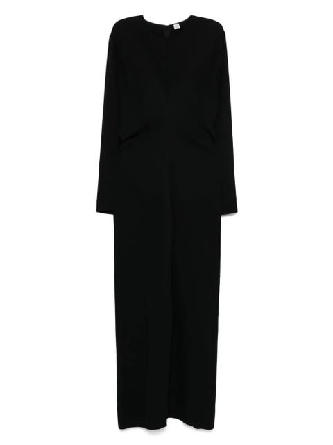 TOTEME slouch-waist maxi dress - Black - zdjęcie produktu nr 1