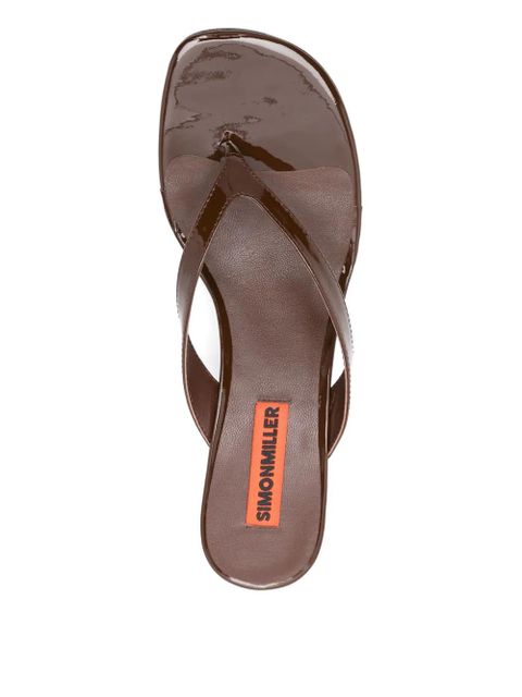 Simon Miller 57mm Beep Thong sandals - Brown