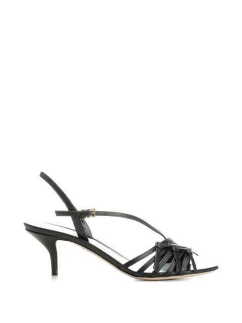 Valentino Garavani Nodine 55 knot-detail strapped sandals - Black - zdjęcie produktu nr 1