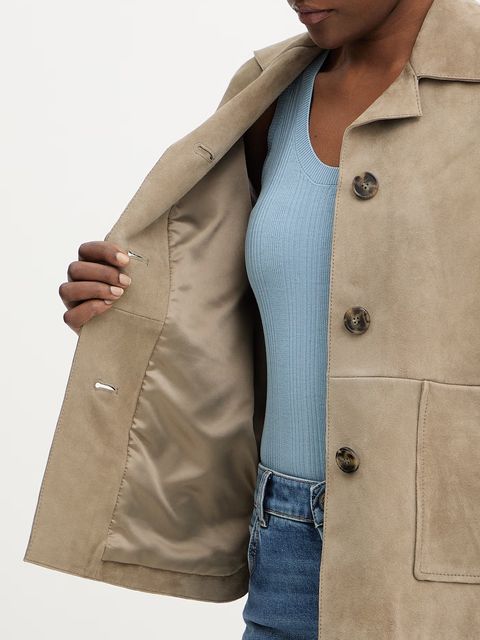 Weekend Max Mara kurtka zamszowa PALCHI