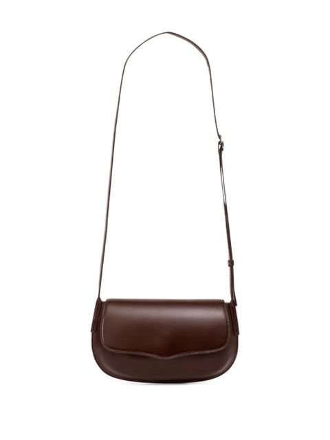 LEMAIRE Belly leather crossbody bag - Brown - zdjęcie produktu nr 1