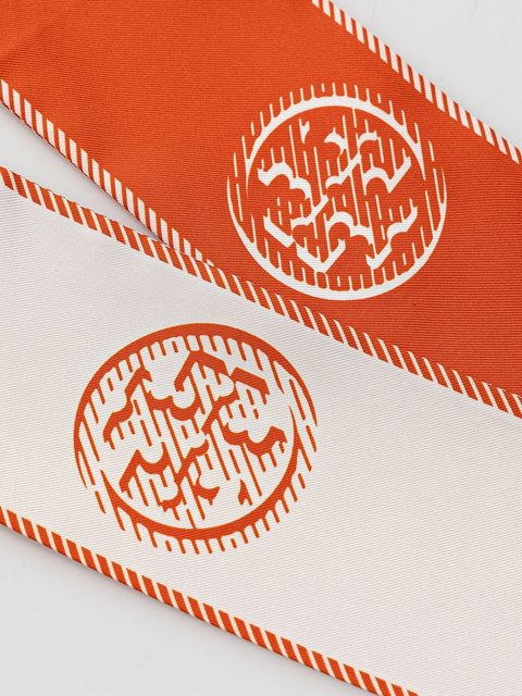 Tory Burch chusta z jedwabiem Medallion - zdjęcie produktu nr 2