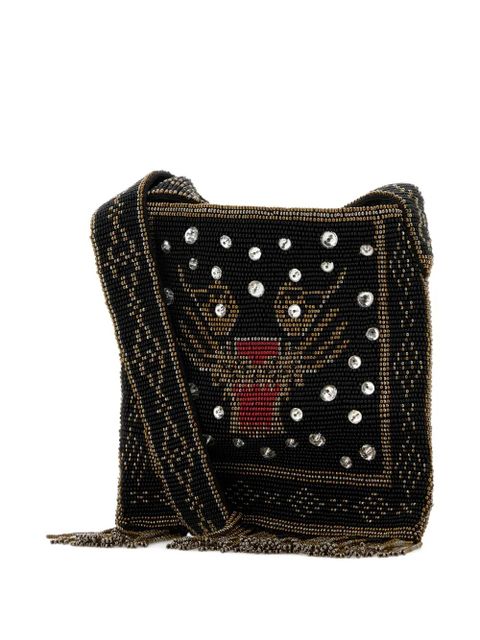 Valentino Garavani small Nellcôte embellished shoulder bag - Black