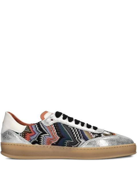 Missoni Raschel flower sneakers - Silver - zdjęcie produktu nr 1
