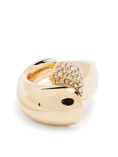 Lanvin Sequence rhinestone-embellished ring - Gold - zdjęcie produktu nr 1