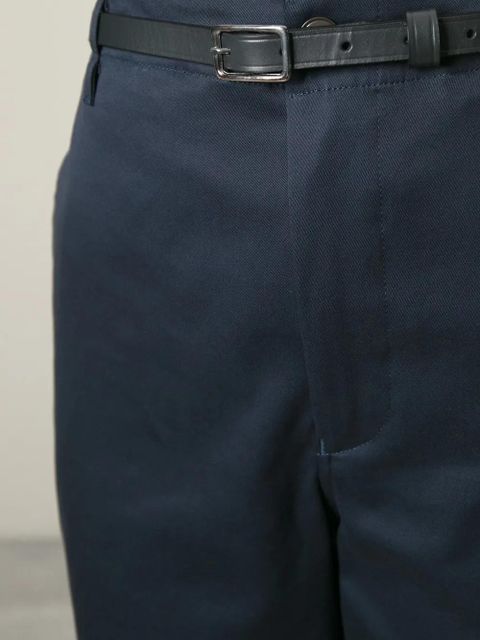 Golden Goose belted chino trousers - Blue