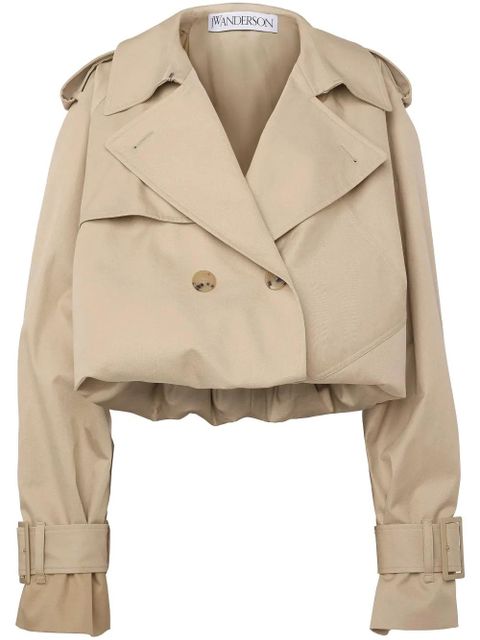 JW Anderson cropped trench coat - Neutrals - zdjęcie produktu nr 1