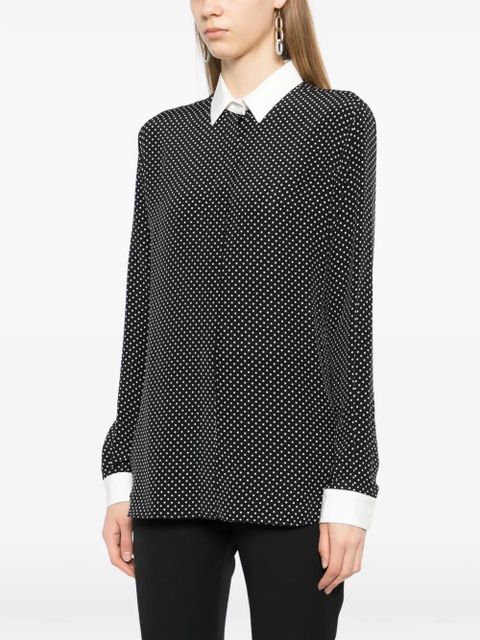 TOM FORD polka dot shirt - Black