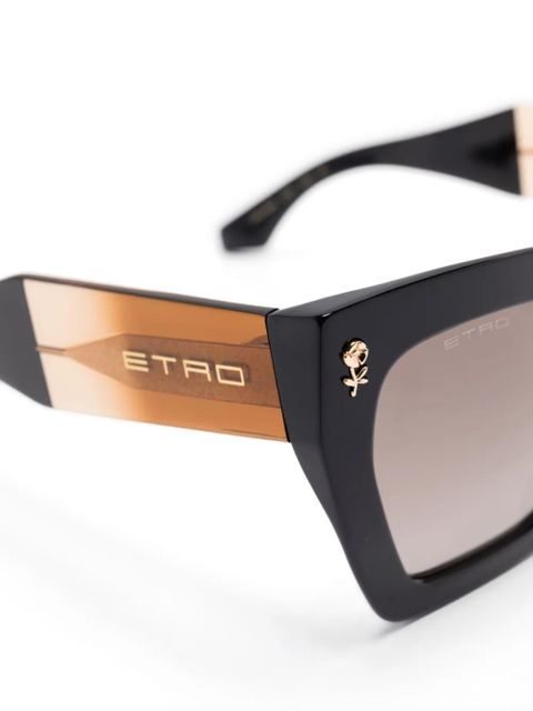ETRO butterfly-frame sunglasses - Black