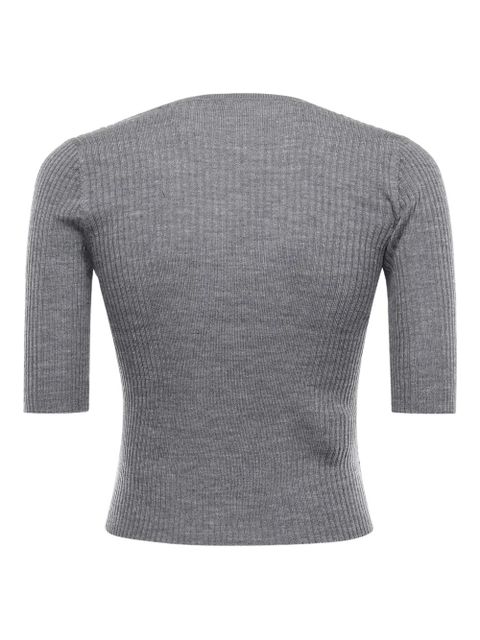 PINKO logo-embellishment T-shirt - Grey - zdjęcie produktu nr 2