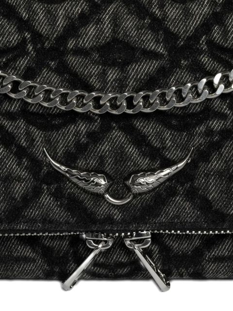 Zadig&Voltaire quilted chain-strap crossbody bag - Black