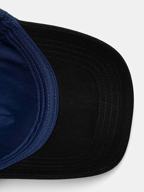 Karl Lagerfeld Jeans czapka z daszkiem bawełniana kolor niebieski gładka A3M33098