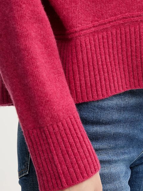 United Colors of Benetton sweter z dodatkiem wełny damski kolor różowy 1244D10BC - zdjęcie produktu nr 2