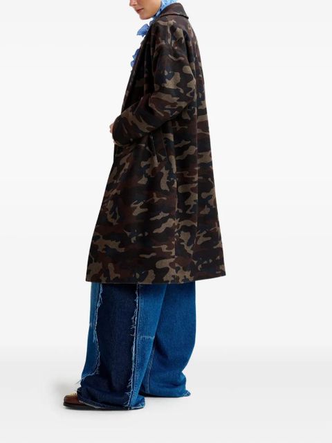 Essentiel Antwerp Imperfection double-breasted coat - Brown - zdjęcie produktu nr 2