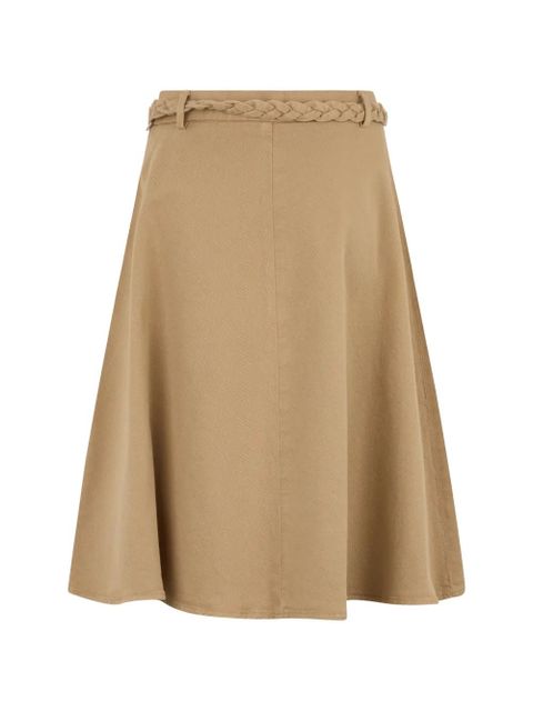 Valentino Garavani braided-belt skirt - Neutrals - zdjęcie produktu nr 2