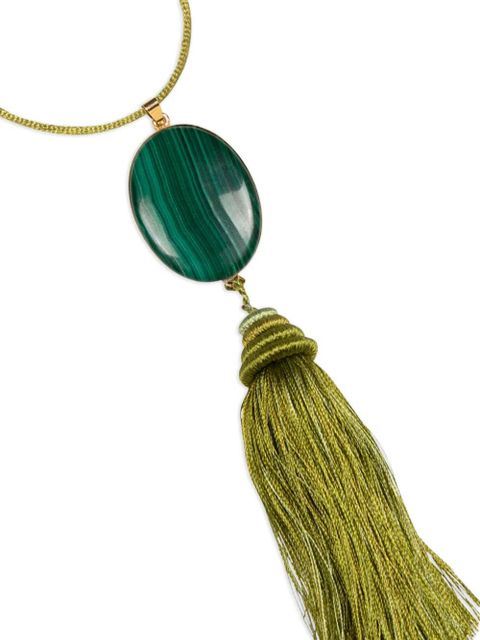 Jennifer Behr Robin tassel necklace - Green