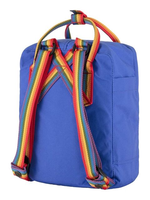 Fjallraven plecak Kanken Rainbow Mini kolor niebieski mały z aplikacją F23621