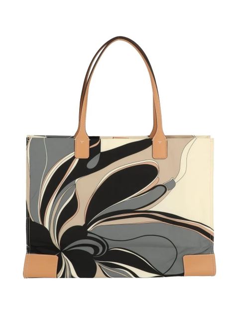 Tory Burch graphic-print tote bag - Brown