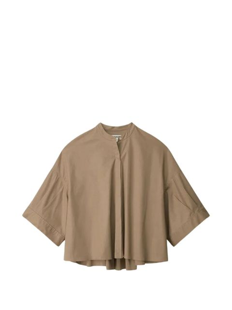 STAUD Enzo pleated top - Neutrals - zdjęcie produktu nr 1