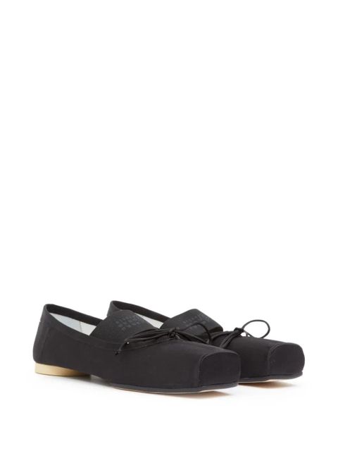 MM6 Maison Margiela Anatomic Numbers-motif ballerina shoes - Black - zdjęcie produktu nr 2