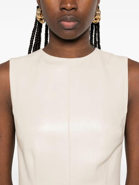 Nanushka crew-neck midi dress - Neutrals