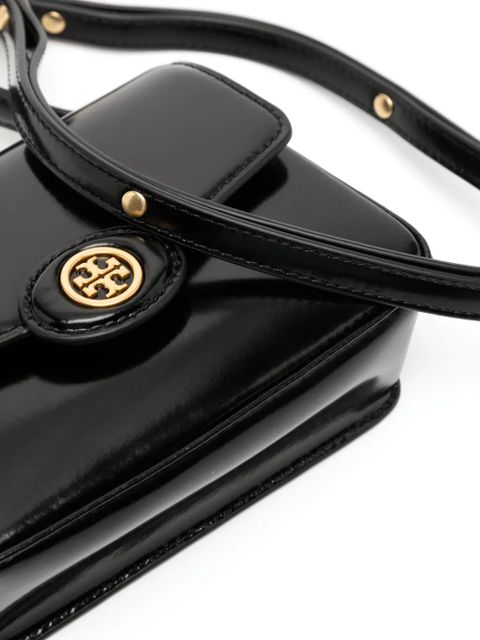 Tory Burch Robinson Spazzolato shoulder bag - Black
